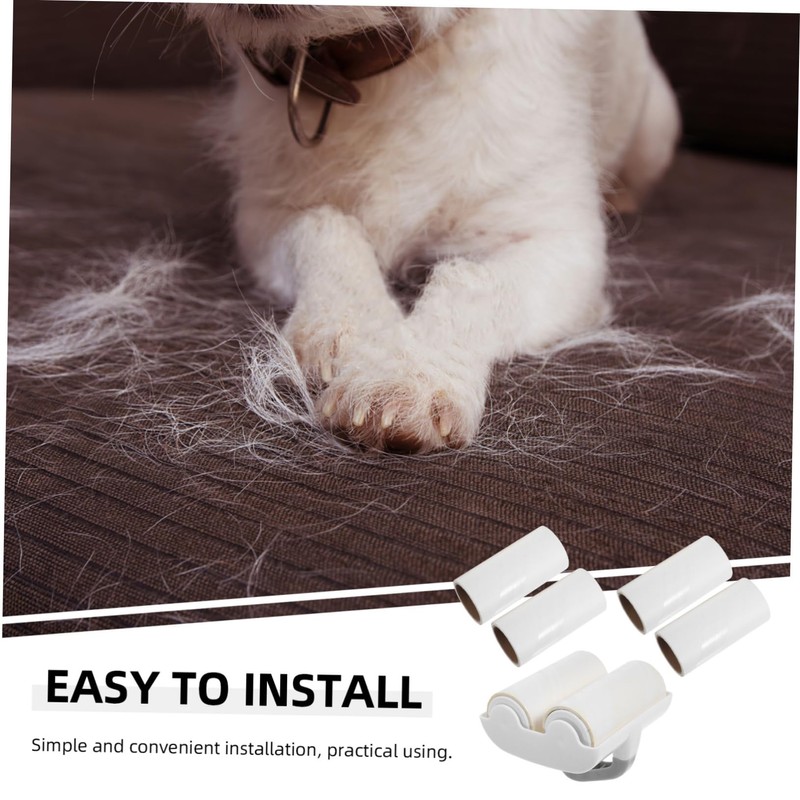 SAFIGLE 1 Set Reusable Sticky Lint Rollers Dual Roller Pet