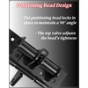 4 Pack Door Hinges Matte Black, Manganese Steel, 4 Inch