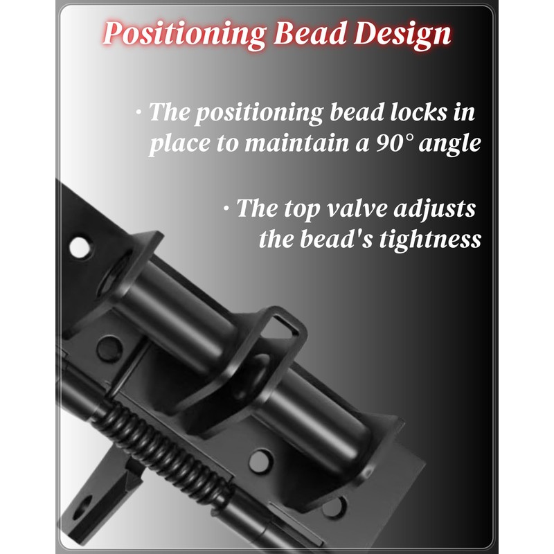 4 Pack Door Hinges Matte Black, Manganese Steel, 4 Inch