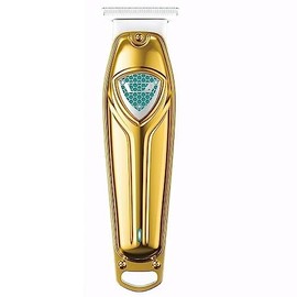 Hair Clippers for Men, Hair Trimmer Professional Hair Clipper Rechargeable Hair Cutting Machine Cordless Electric Finishing Trimmer For Men (Color : Gold with box)