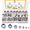 Vigrue 182 piece lock nuts, set of 304 stainless steel