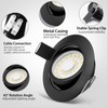 LED Recessed Spotlights, Swivelling LED Spotlights, 230 V, Dimmable, 5