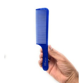 Styling Gear 400 Barber Comb Clipper - Flexible Styling, Blending & Fades - Mens Combs for Flattop - 1 Pc. (Blue)