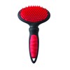 Mikki Dog, Puppy, Cat Grooming Massage Slicker Brush - Gentle,