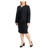 Le Suit Women's Plus Size Jacket/Dress Suit, Black, 20W