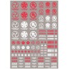 Haikyu Parts JPN Decal 00 Red 1 Piece Plastic Model