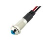 Alpinetech PL8B-G 8mm 5/16" 48V AC/DC LED Metal Signal Indicator