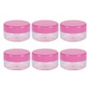 Pack of 6 Transparent Empty Containers, 5 ml Cream Jar,