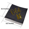 Iconikal 75-Count Funny "Old AF" Disposable Paper Napkins, Gold Foil