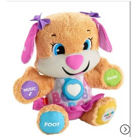 Fisher-Price Laugh & Learn Smart Stages Sis with 75+ Songs & Sounds Plush Doll