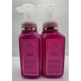 Generic Set of 2 Rose & Amber Gentle & Clean Foaming Hand Soap 8.75 Ounce, Pink