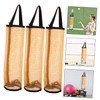 SUPVOX 3pcs Tennis Ball Mesh Bag Durable Tennis Ball Pouch