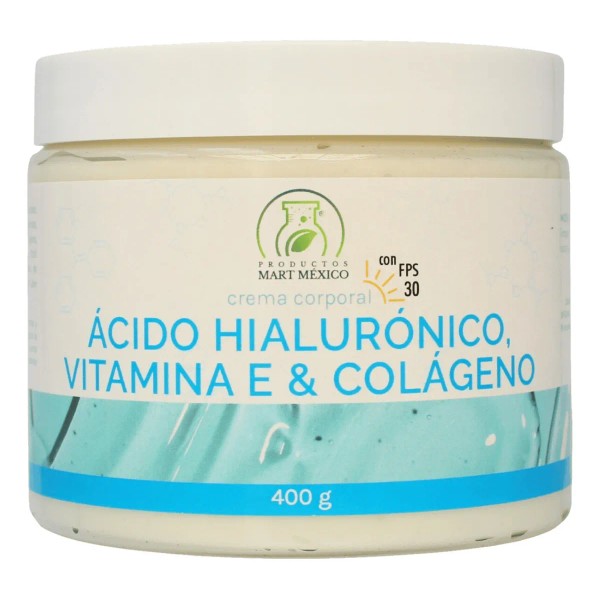 Crema De Vitamina E, Colágeno & Acido Con Filtro 400