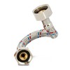Sanitary Connection Hose 300 mm Length Flexible Reinforced Hose 1/2