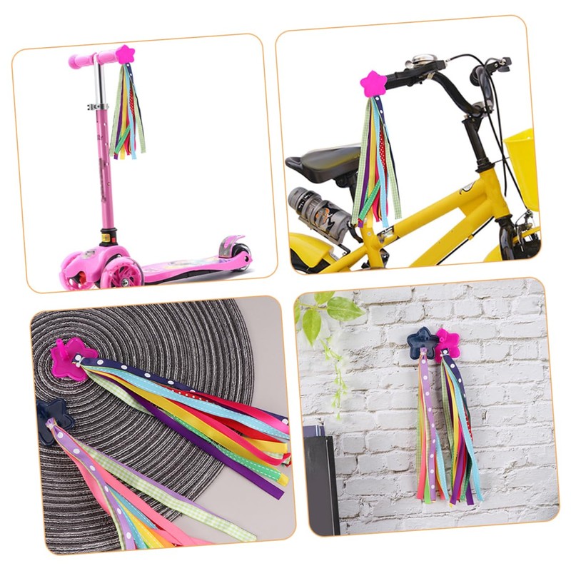 Sosoport Mini Bike Accessories Streamers Scooter Handlebar Tassels for Boys