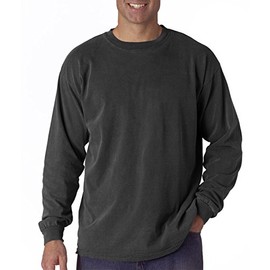 Comfort Colors Men's Adult Long Sleeve Tee, Style 6014 (X-Large, Graphite)