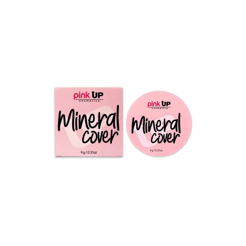 Pink Up, Polvo Mineral, Larga Duración, Cobertura Completa