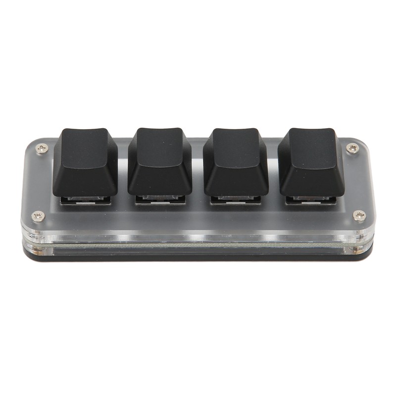 4 Fully Programmable Keys Mini Type C Wired One Handed