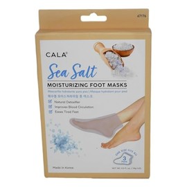 Cala Sea salt moisturizing foot mask 3 count, 3 Count