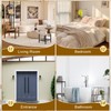 5 Pcs 42mm/1.65inch Plastic Lamp Shade Replacement Floor Lamp Shade