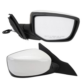 MOFOAP Passenger Side Mirror Compatible with 2013 2014 2015 2016 2017 Honda Accord Sedan EX,EX-L,Sport,LX,SE/Coupe Mirrors With Power Glass Replaces 76208T2FA11 HO1321272 (3Pins) Black