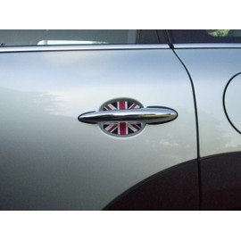 British Flag Union Jack Car Door Handle Scratch Guard Protector Fits All 2 pcs