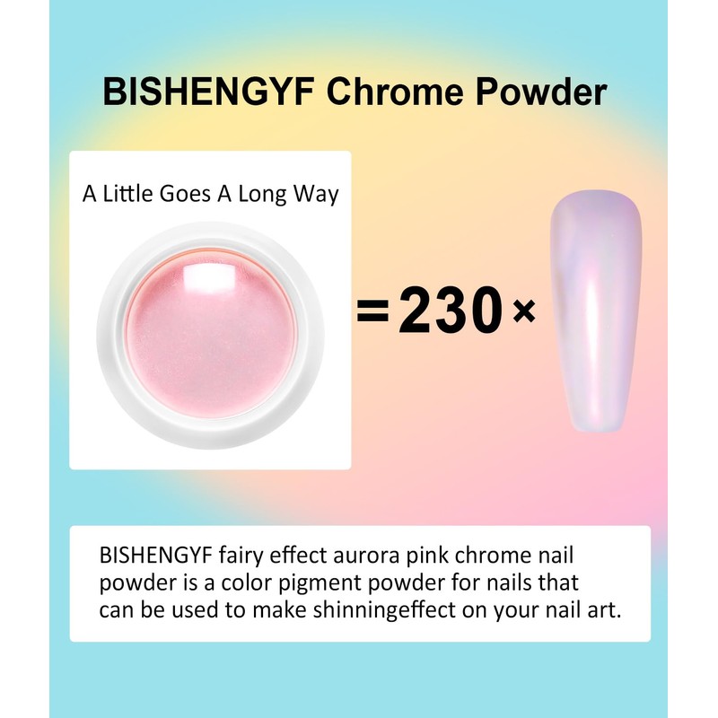 Chrome Nail Powder for Salon Nail