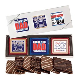 Father's Day - "Cookie Talk" Chocolate Covered Grahams - 6pc