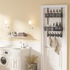 LUCYCAZ Adjustable Over The Door Hooks Organizer, Over The Door