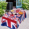 WedDecor Union Jack Paper Plates, King Charles III Coronation Royal