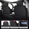 MIROZO Front Silverado Seat Covers, 2PCS Truck Seat Cover Waterproof