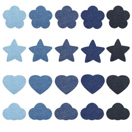 Iron-On Jeans Patches for Iron-On Pack of 20 Jeans Patches for Iron-On Interior Jeans Patches Iron-On Patches for Clothing