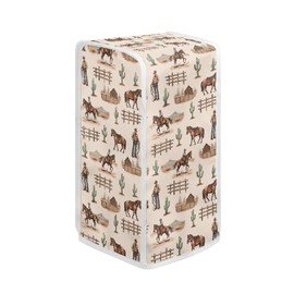 ZUXONGSY Cowboys Can Opener Cover Home Decorative Can Opener Dust Cover Kitchen Appliance Cover for Gifts Electric Can Opener Dust Cover