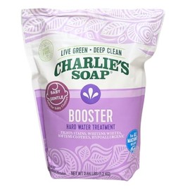 Charlie's Soap Booster & Hard Water Treatment Baby Gentle 2.64 LBS Natural Powdered Water Softener and Laundry Booster – Safe and Effective