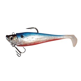Fishing Adventure Halibut Shad Silver / Blue / Red 370 g