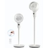 WOWDSGN 22dB Quiet Floor Fan, 3D Air Circulator Oscillation Fans,