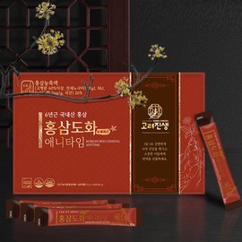 Korea Ginseng Koryo Ginseng Red Ginseng Dohwa Anytime 6-year-old convenient stick type 30 packets (1 month supply) / 고려진생 홍삼도화 애니타임 6년근 간편 스틱형 30포 (1개월분)