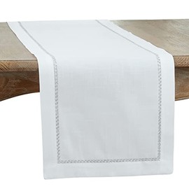 Embroidered Border Table Runner
