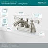 Peerless P2465LF-BN Elmhurst Two-Handle Bath Faucet Centerset, Brushed Nickel