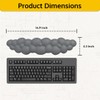 ThriveHive Cloud Keyboard Wrist Rest with Non-Slip Base - Gray