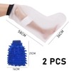 1 x Waterproof Protector for Legs, 1 x Cleaning Gloves,