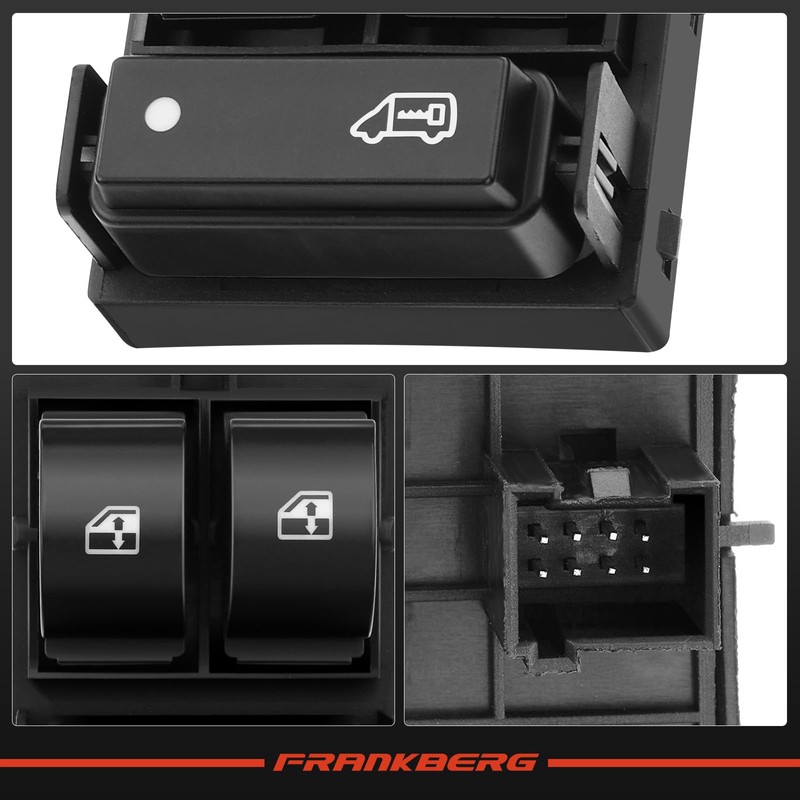 Frankberg Window Regulator Switch, Window Switch, Switching Unit, Front Left,