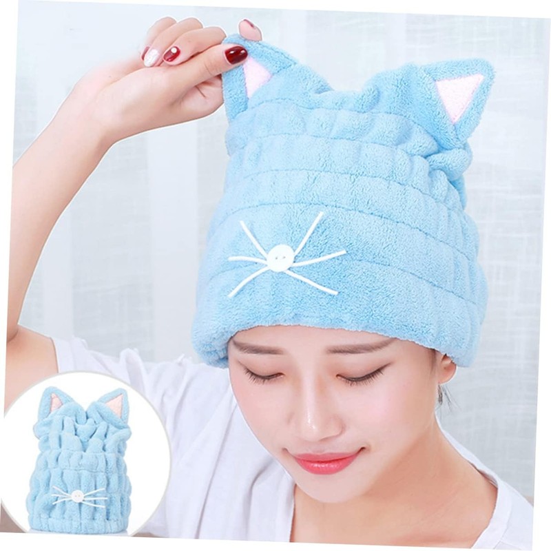 minkissy Toalla De Secado Para El Cabello Gorro De Absorción