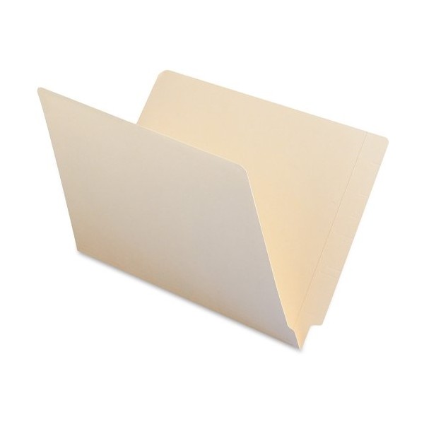 Smead End Tab File Folder, Shelf-Master Reinforced Straight-Cut Tab, Legal Size, Manila, 100 per Box (27110)