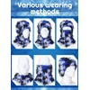 Fourluoo 4 Pcs 1-Hole Ski Mask Distressed Balaclava Winter Knitted