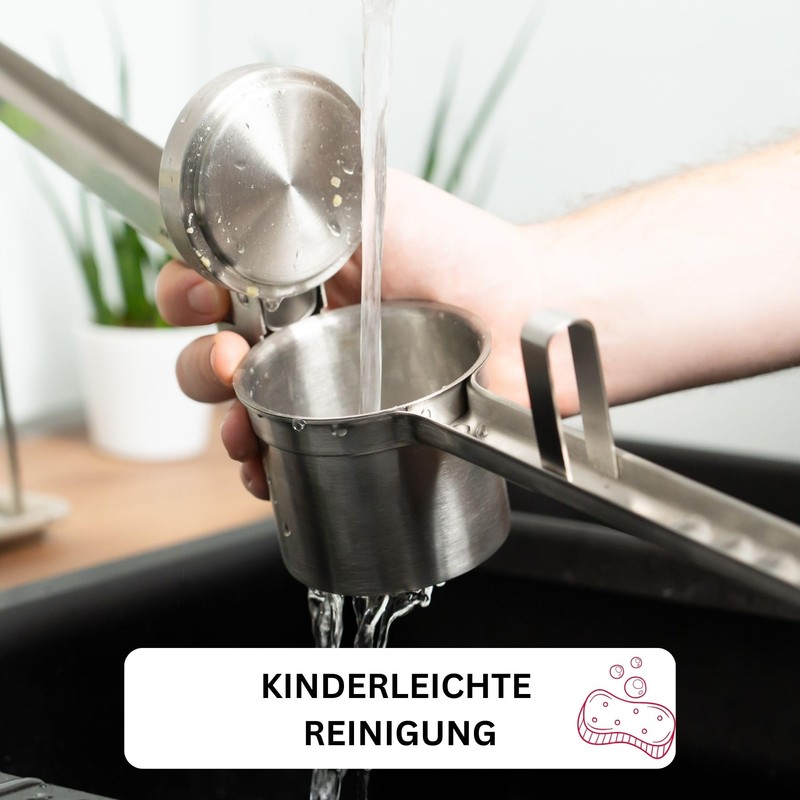 Westmark potato / spaetzle press, with 4 interchangeable perforated discs,