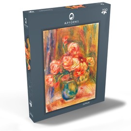 Vase of Roses (c. 1890-1900) by Pierre-Auguste Renoir - Premium 200 Piece Puzzle - MyPuzzle Special Collection by Æpyornis