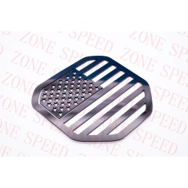 Unbranded 2019-2023 AMERICAN FLAG FITS 2019-2021 Ram 1500 2500 Tailgate White Black Emblem