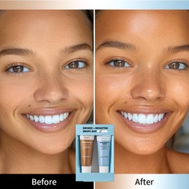 Nourish Glow Bronzing Drops & Hydrating Serum Set,Nourish Cream Bronzer Drop,Hydrating Glow Serum with Hyaluronic Acid & 5% Niacinamide,Nourish Cream Bronzer Drop,Dark Skin Brightening Liq