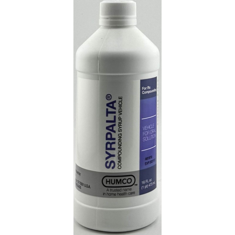 Humco Syrpalta Compounding Syrup Vehicle Oral Solution Fast Cough Relief